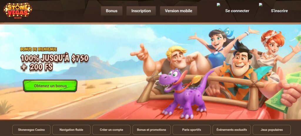Stonevegas Casino : un mélange parfait entre sécurité et émotions